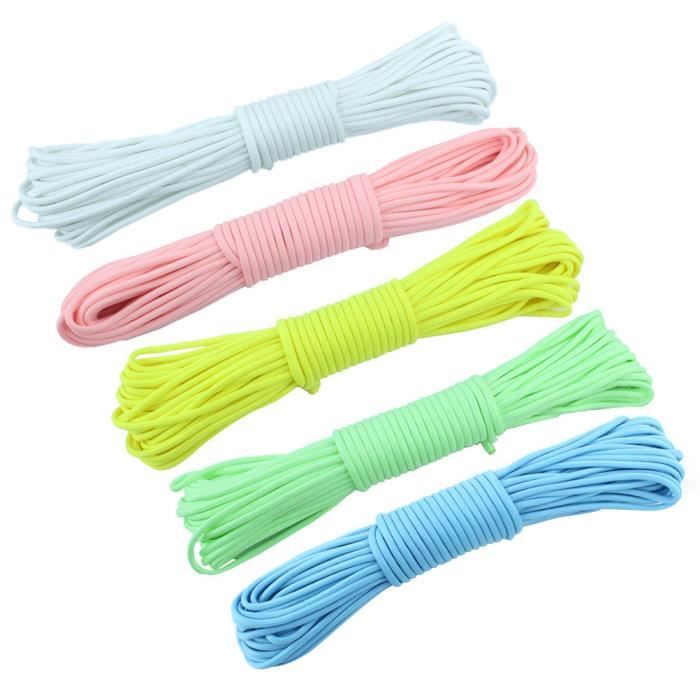 5 pcs Parapluie Cordes Lumineux Parachute Neuf-core Brillant 1-mètre Muti-fonctionnel Cordon pour Extérieur PARACHUTE