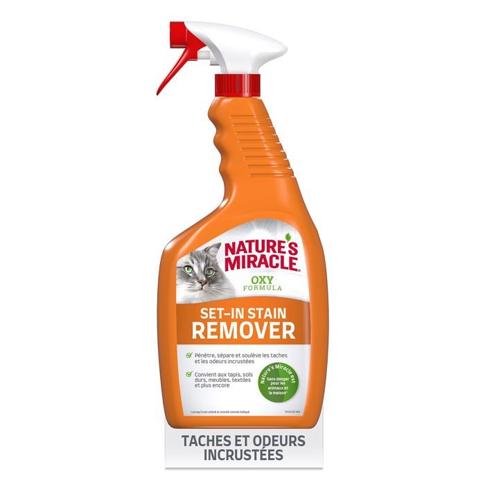Natures Miracle Spray nettoyant et désodorisant pour litière chat 709 ml