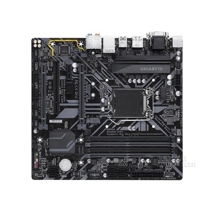 Carte mère GIGABYTE B360M D3H Intel B360 Socket LGA1151 4xDDR4 SDRAM 64GB Micro ATX - Gigabyte