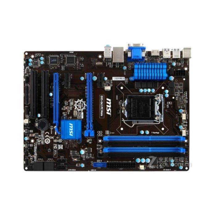 Carte mère MSI B85-G41 PC Mate Intel B85 LGA 1150 4xDDR3 SDRAM 32 Go ATX - Msi