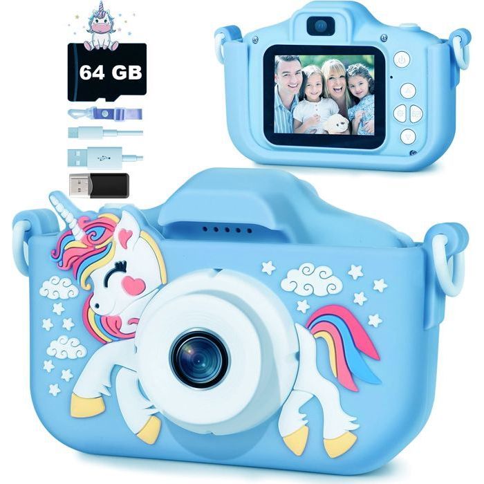 ULEWAY Appareil Photo Instantané Enfants avec Papier d'impression,Caméra Jouet N