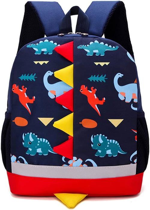 Sac à Dos Enfant Dinosaure Pelleteuse – Léger, Imperméable, Compartiments Spacieux, Pour école Maternelle Ou Excursions