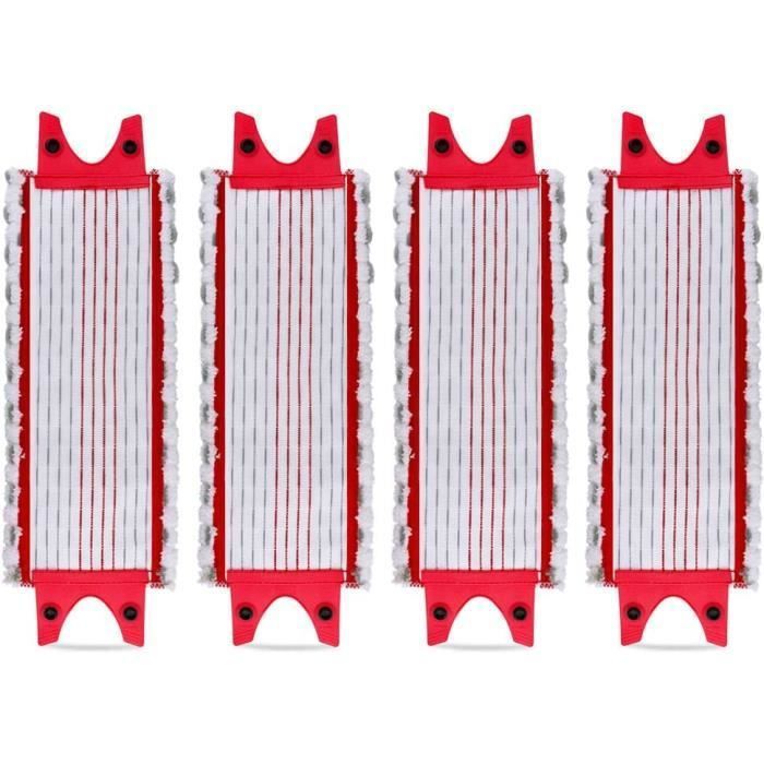 Lot De 3 Recharges Microfibre Pour Vileda Ultramax 46x14 Cm – Lavables, Ultra Absorbantes, Éliminent Taches & Poils