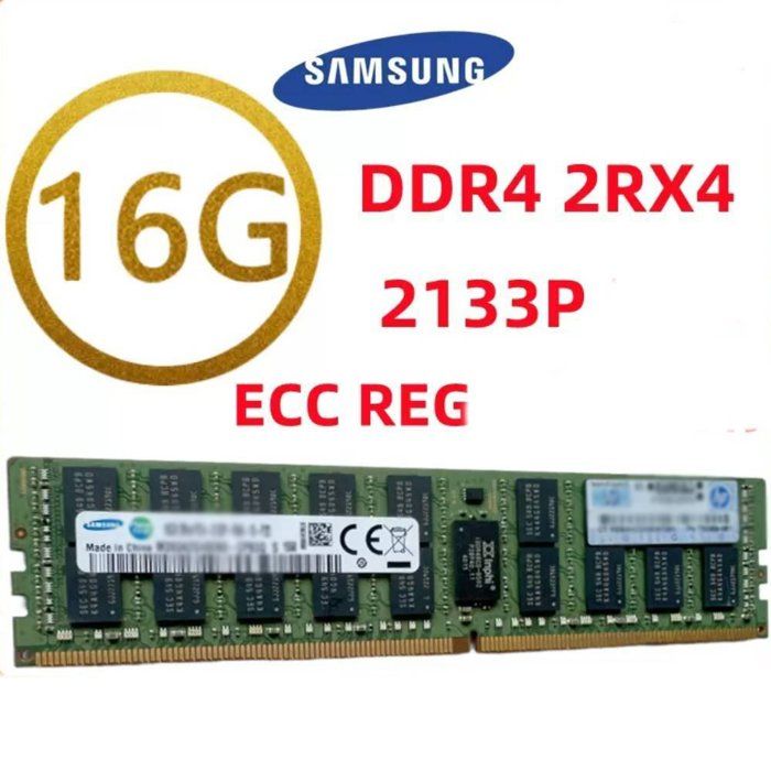 Mémoire RAM PC SAMSUNG DDR4 REG RECC 2R×4 2133MHz
