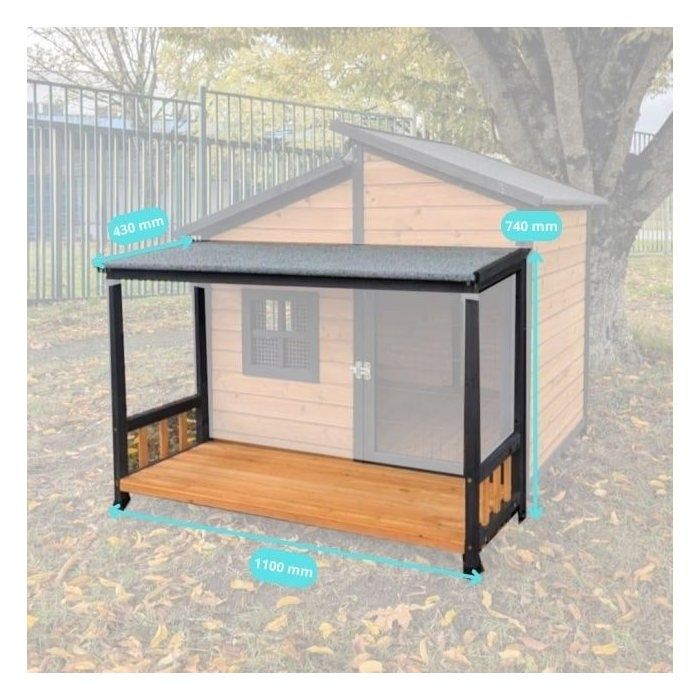 Meilleurs prix pour Terrasse Et Auvent Pour Niche Malinois Taille Xl