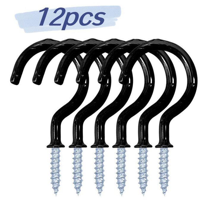 Lot De 3 Crochets De Plafond Auto-Adhésifs 6cm - Suspendez Plantes, Lanternes Et Décorations Sans Percer