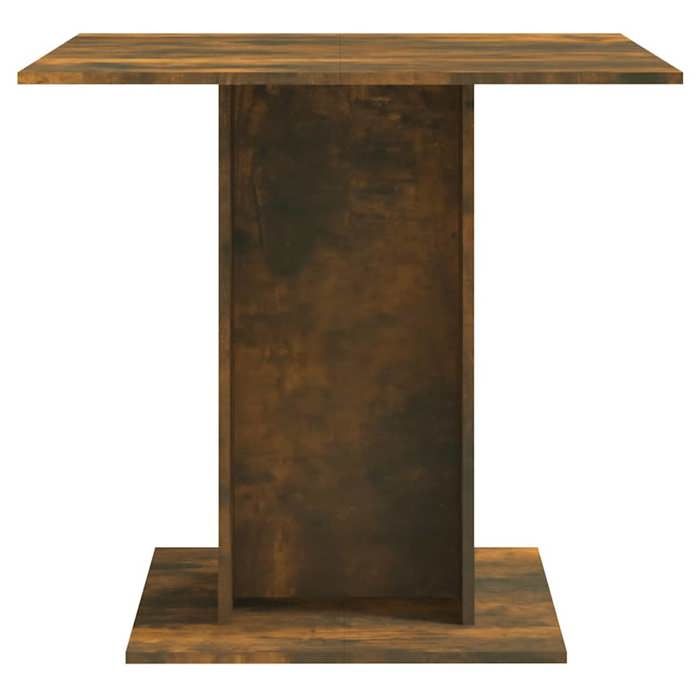 Table cuisine CLOUD Brun Table à dîner/manger - 2/4 personnes - Chêne fumé 80x80x75 cm Bois dingénierie tt707