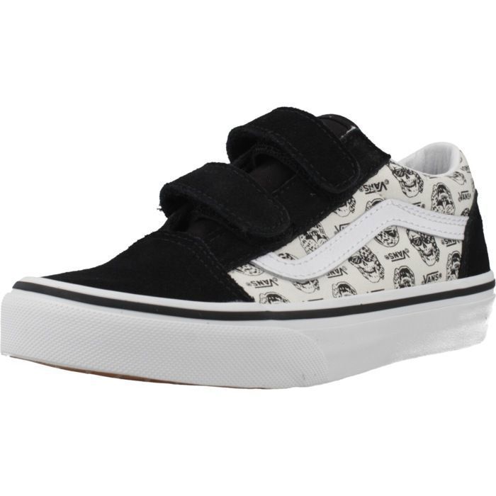 Vans Zapatillas Niño Modèle Chaussure Vans Modèle Old Skool V Skulls - Coleur Noir
