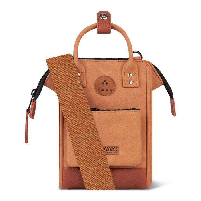 Sac à épaule bandoulière - CABAIA - Adventurer Vegan Nubuck Nano Bag - Vegan nubuck - Moscow (marron) - 13x19x7 cm