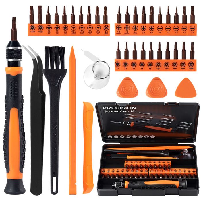 40Pcs Kit Tournevis de Précision Set Outils avec Torx Etoile P2/P5/P6 Triwing Y000 pour iphone Switch PS Laptop Montre 40Pcs Kit Tournevis de Précision Set Outils avec Torx Etoile P2/P5/P6 Triwing Y000 pour iphone Switch PS Laptop Montre