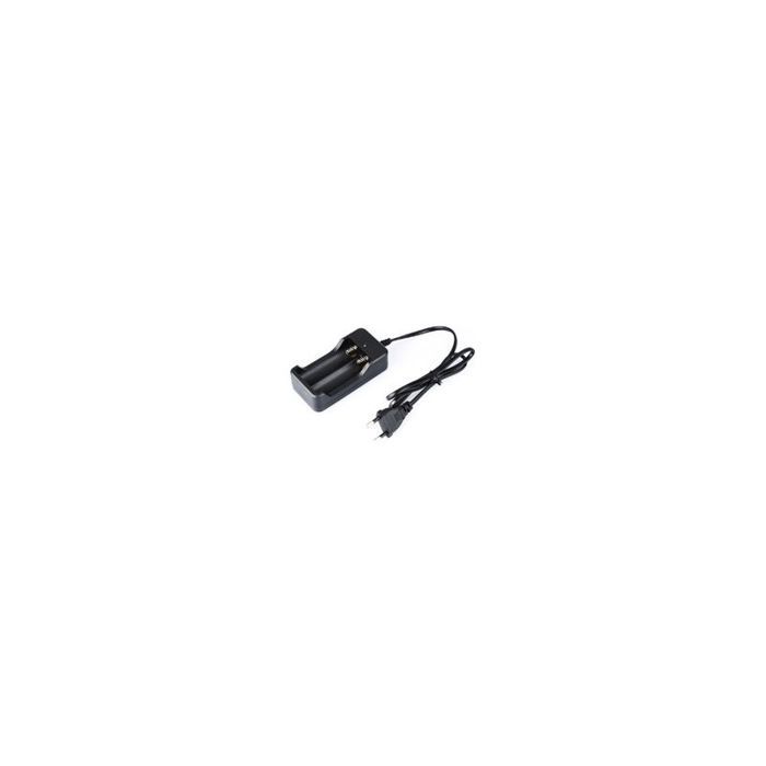 Chargeur de batterie au Lithium 18650 à double fente 4.2V double charge avec câble lampe de poche haute luminosité support de c