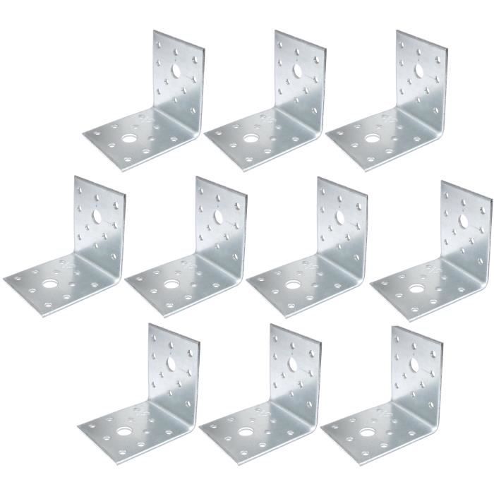 AERZETIX - C65768 - Lot de 10 ferrures d'assemblage à excentrique