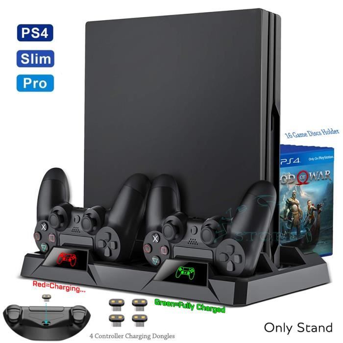 Console Support Support de console PS4 Pro Slim, ventilateur de refroidissement ...