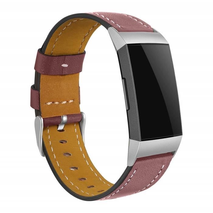 Couleur taille K Fitbit Charge 3 bracelet de rechange en cuir