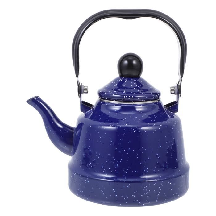 Bleu 1.2l - Bouilloire à gaz en émail, théière à eau, Vintage, rétro