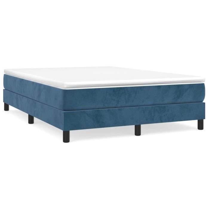 Sommier à ressorts - AKOZON - AKO7370392180417 - Velours doux - 140x190 cm - 2 places