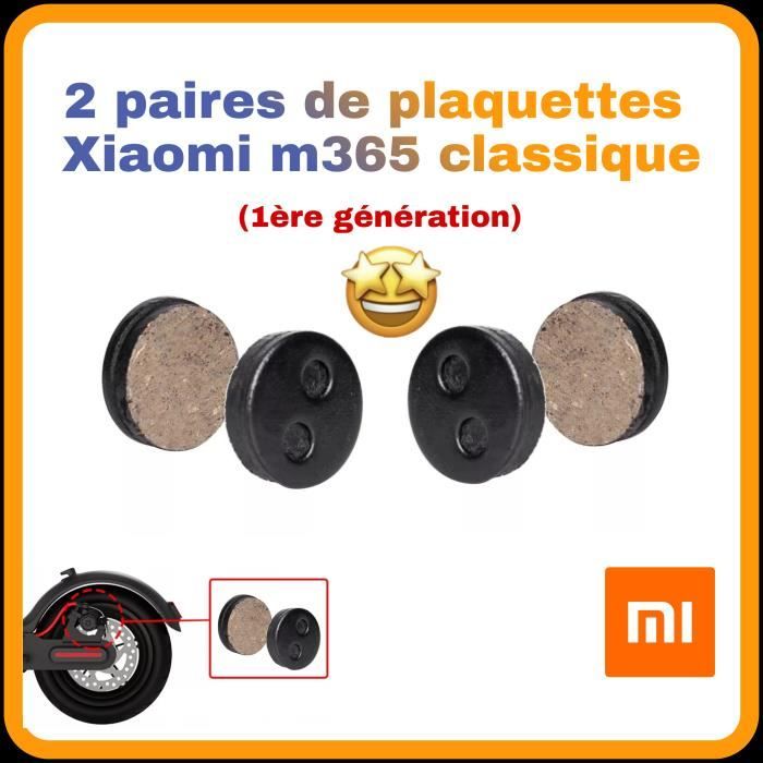 Aibiku 2 Paires Plaquette De Frein En Céramique Pour Xiaomi Mi Scooter 3, Pour Étriers De Frein X-Tech, Pièces De Électrique Trottinette