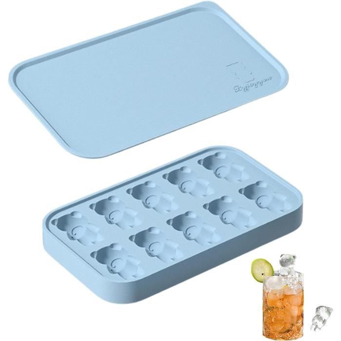 Bac À Glaçons Rond Avec Couvercle, Moule À Glaçons Rond Pour