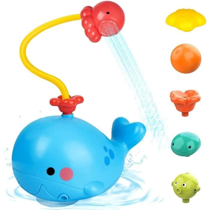 Jouets de bain Jeux de pêche avec filet de poisson Bpa gratuit Pas de  moisissure Squirt Poissons Crabe Table d'eau Piscine Temps de bain  Baignoire Jouet pour tout-petits Bébé Enfants Nourrissons Filles