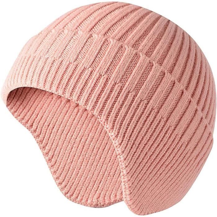 Bonnet D'hiver En Laine épaisse Rouge Unisexe - Taille Unique, Neuf Avec étiquettes, En Acrylique, Pour Homme Et Femme