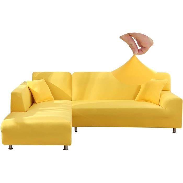 Housse De Canapé Universelle LineSofa - Beige, élasthanne Extensible - Taille XL (4 Places)