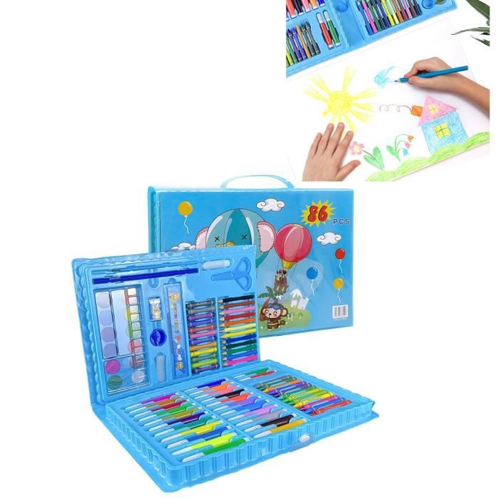 Kit Coloriage Spiderman - Mallette Dessin Enfant Avec 40 Accessoires | Cadeau Garçon