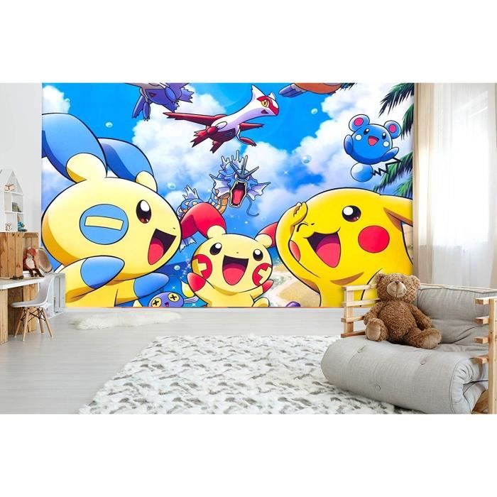 3D Murals for Pokemon Pikachu 3147 Japan Anime Fond d'écran Mur Peintures  Murales Amovible Murale