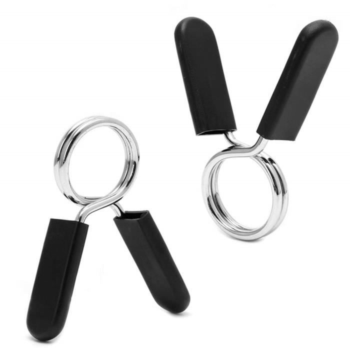 Exercices d/’halt/érophilie 2pcs 30mm Colliers de Serrage /à Ressort Pince de Verrouillage pour Halt/ères,Gymnase Clips /à D/égagement Rapide