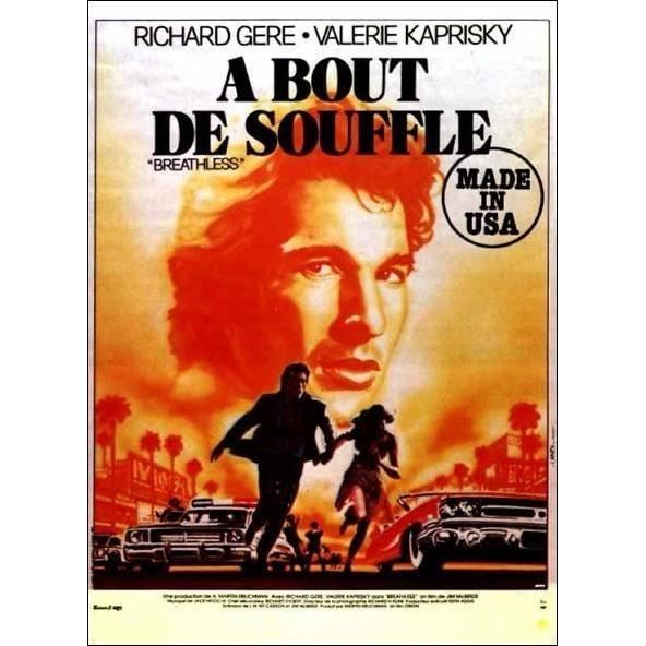 Affiche A Bout De Souffle 19 Richard Gere Cdiscount Maison