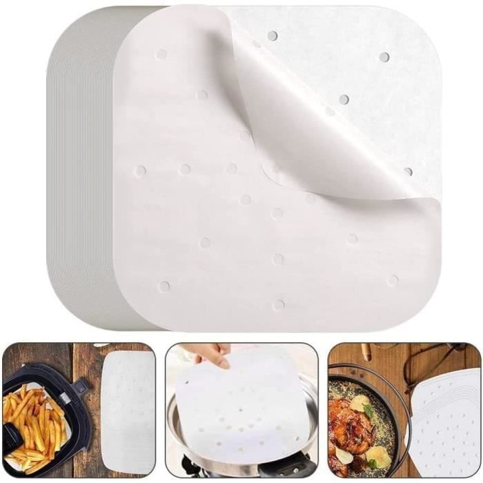 Papier Alimentaire Ingraissable 500 Feuilles - Format 20x25 Cm - Motif Carreaux Rouge Et Blanc - Résistant à La Graisse Et à L'humidité