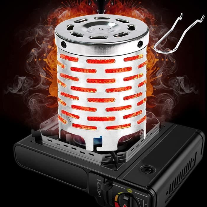 Couvercle Chauffant Portable Gaz – Réchaud De Camping Et Barbecue En Inox (silver)