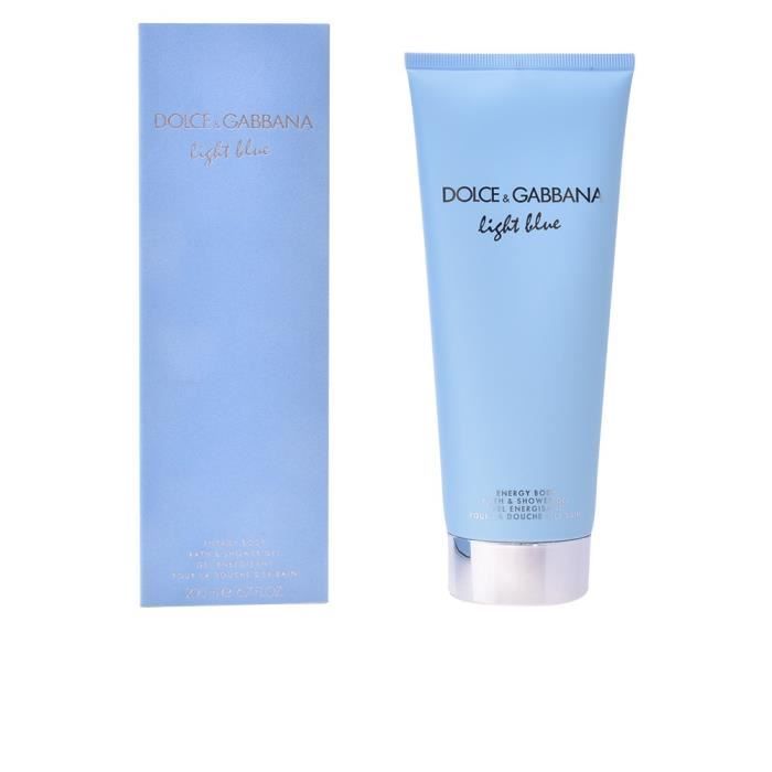 dolce gabbana light blue energy body bath shower gel