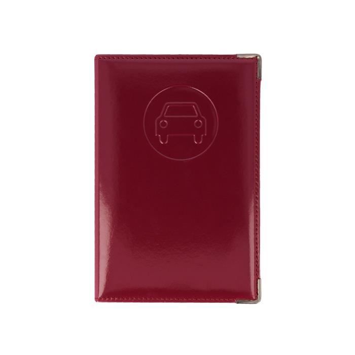 Porte-papiers voiture couleur motif liedevin Color Pop- Fabrication française - PVC – papiers français - Etui carte grise - Permis d