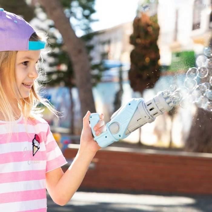 Pistolet automatique à bulles électrique souffleur LED