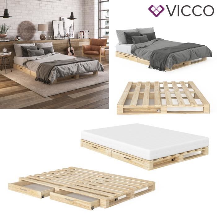 Lit 140x200 Avec Rangement Tiroirs Achat Vente Pas Cher