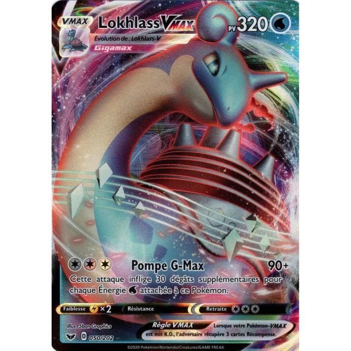 Cartes A Collectionner A L Unite Carte Pokemon Eb01 Lokhlass Vmax Gigamax 3 Pv 50 2 Full Art Cdiscount Jeux Jouets