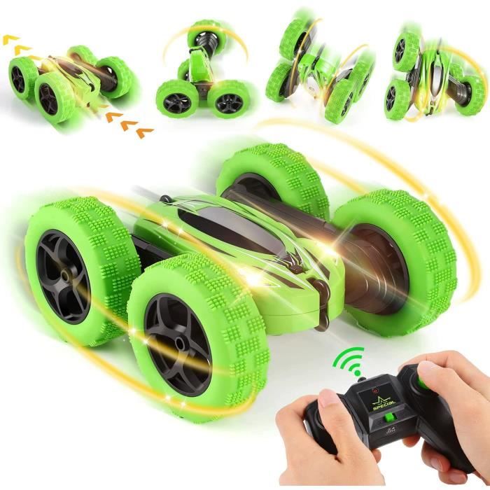 OCDAY RC Voiture Télécommandée, 4WD Double Face à 360° Rotation Voiture  Telecommandé Tout Terrain, Stunt Car avec Batterie Rech A2 - Cdiscount Jeux  - Jouets