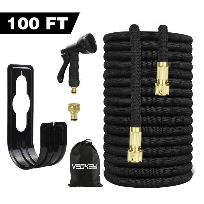 Tuyau Arrosage Extensible 30m Avec Pistolet 7 Fonctions - Flexible Jardin, Pelouse, Lavage Voiture