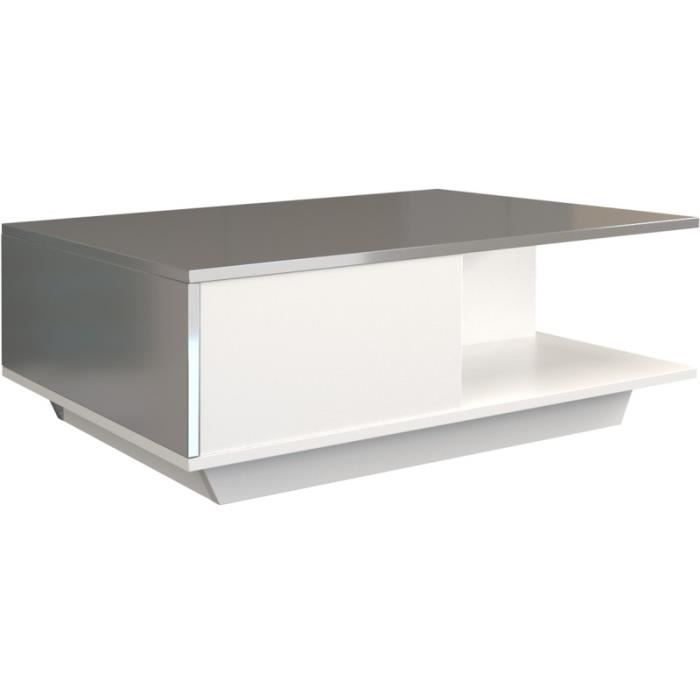 Zeke Table Basse Contemporaine 90x60x42cm Salon Sejour Bureau Avec Niche De Rangement Table D Appoint Design Moderne Gris Achat Vente Table Basse Zeke Table Basse Cdiscount