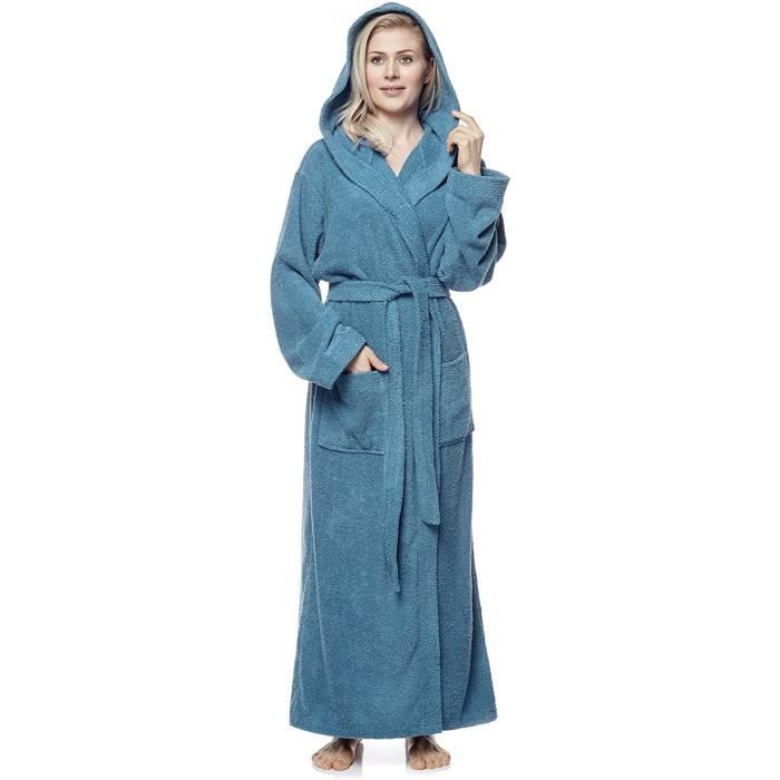 Peignoir de bain à capuche femme clearance