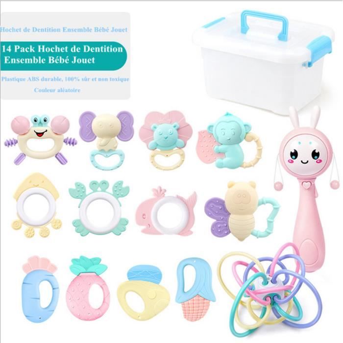 Hochet et Jouet dentition en silicone pour bébé de 0-6 mois - Bc Babycare -  10pcs - Cdiscount Puériculture & Eveil bébé