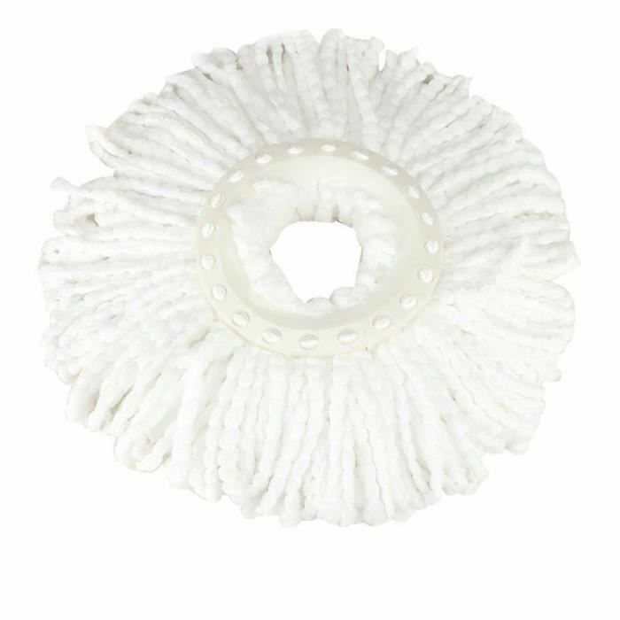 Lot De 2 Serpillères Coton Professionnelles 150g 24 Cm - Têtes De Rechange Ultra Absorbantes Et Dégraissantes