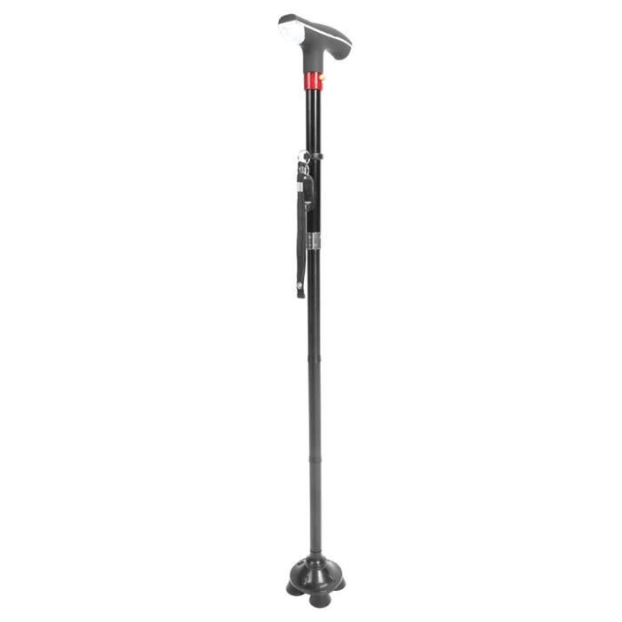 Canne de marche pliable légère | Noir