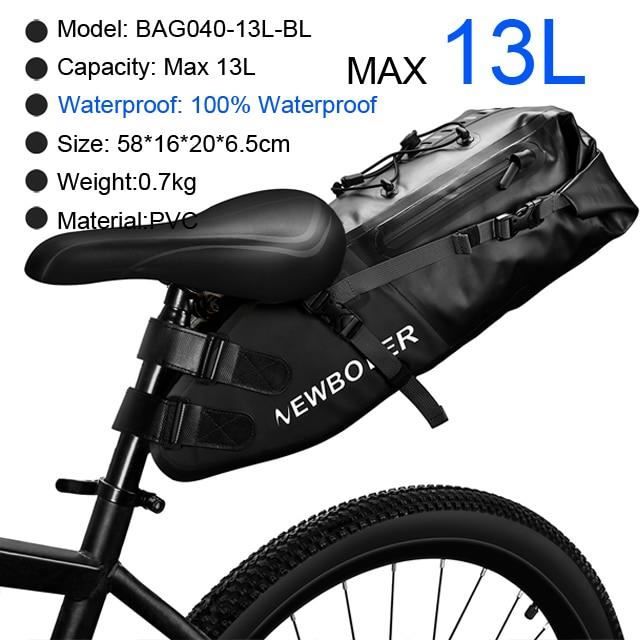 Newboler Nouveau sac de vélo imperméable à l'eau VTT Accessoires de  cyclisme de route Top Tube