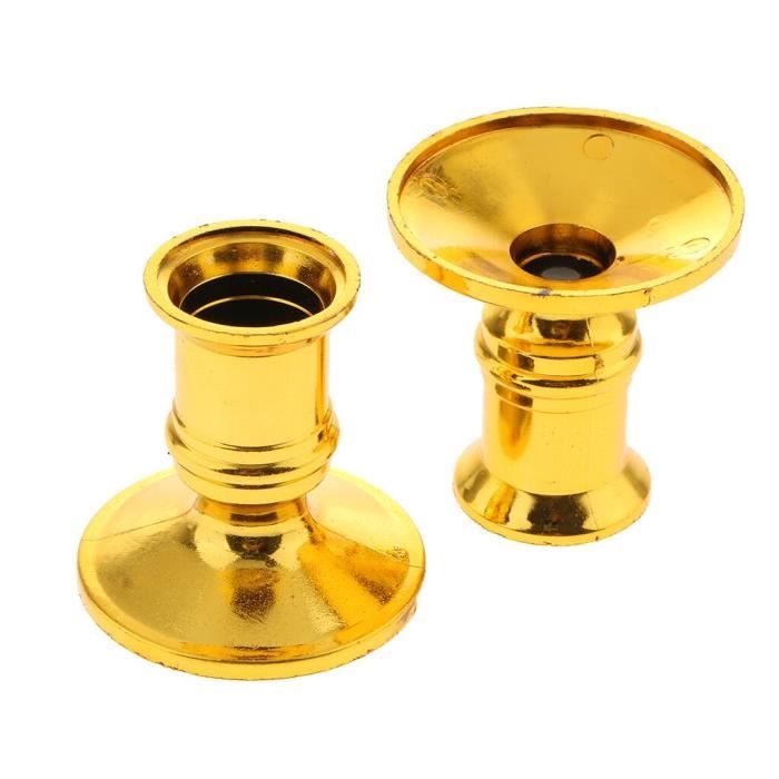 12 Bougeoirs Coniques Plastique - Pour Bougies Votives, Mariage, Décoration Maison