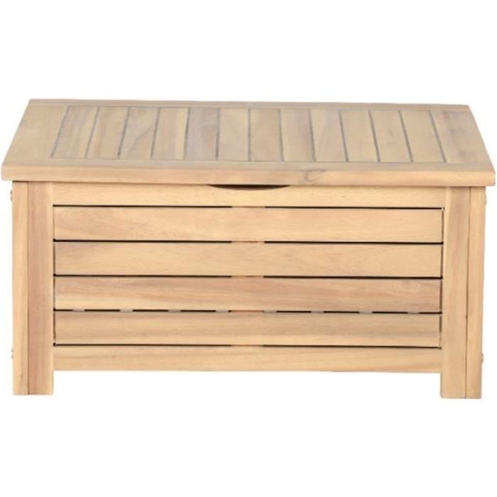 Coffre de jardin TERA en bois d'acacia 60x45x29 cm