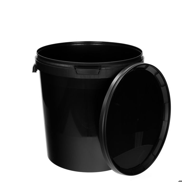 Lot De 2 Seaux à Peinture Avec Couvercle – 0,08 Gallon (300 Ml) – Plastique Blanc, Neuf