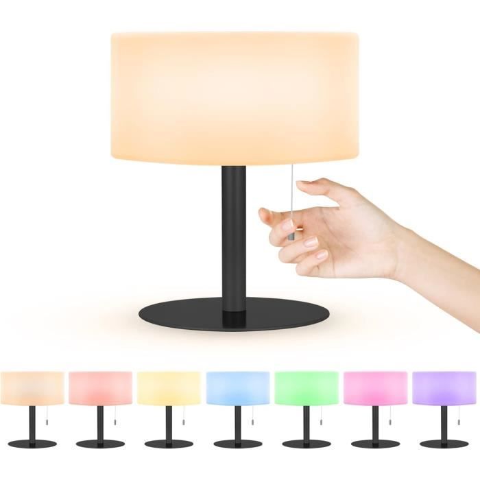 Lampe De Table LED Aruba Reality Leuchten – Batterie Rechargeable RGBW 1W, IP44 Extérieur, Blanc – Ambiance Magique Balcon & Terrasse