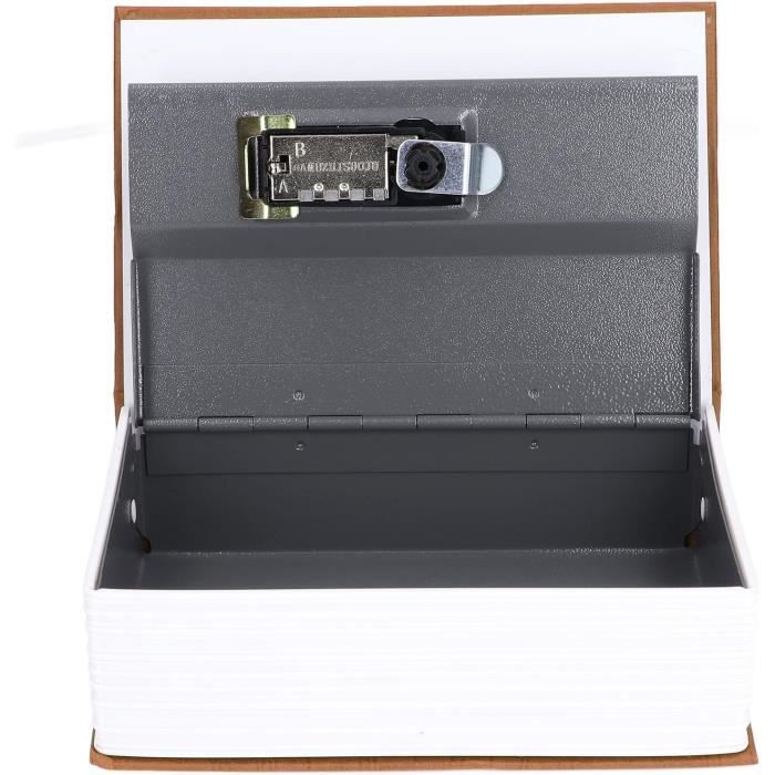 Coffre-Fort Secret En Forme De Livre Avec Serrure à Code - Cache Pour Argent, Bijoux, Clés - 24x16x5.5 Cm - Idée Cadeau Originale