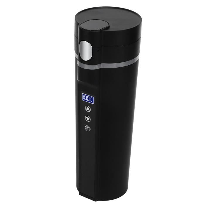 Tasse Chauffante 12V Pour Voiture - Bouilloire électrique LCD - Acier Inox - Voyage